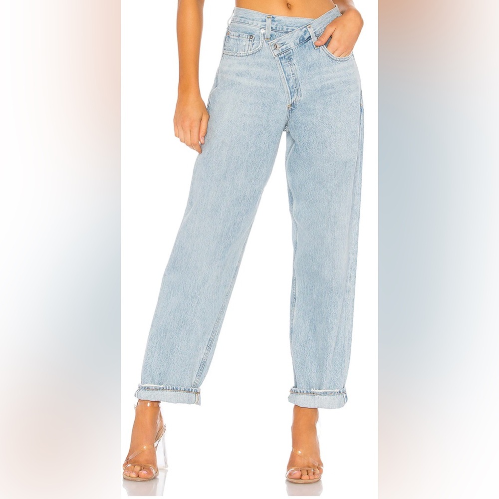 Agolde Criss Cross Upside Jean - SIZE 22
